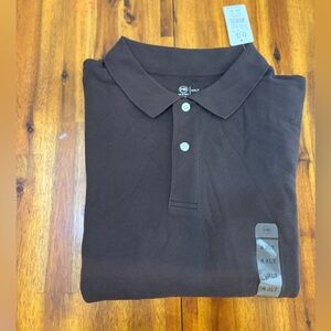 Essentials Men's Dark Brown Polo Shirt